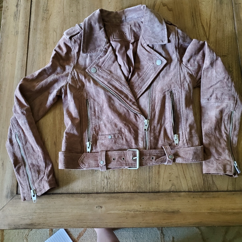 Blank nyc 100% leather jacket